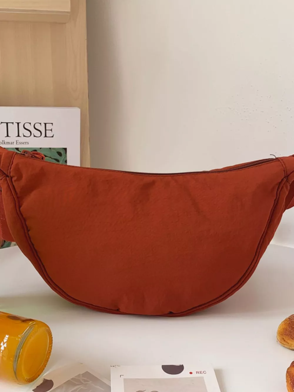 Casual Lightweight Crescent Crossbody Bag, image 10