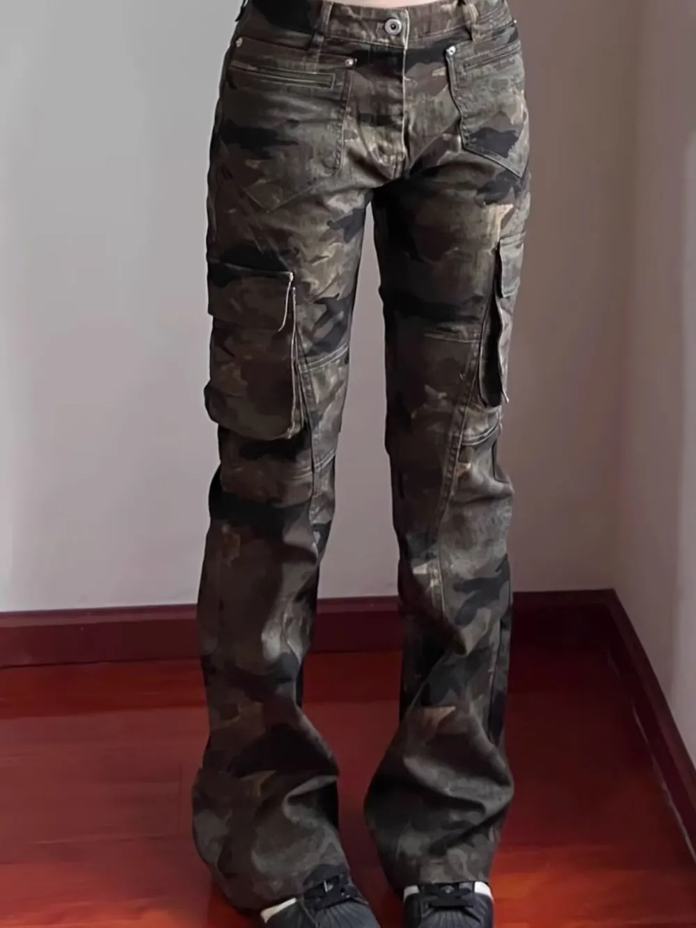 Men's Full Size Camouflage Cargo Jeans Plus Size, image 4