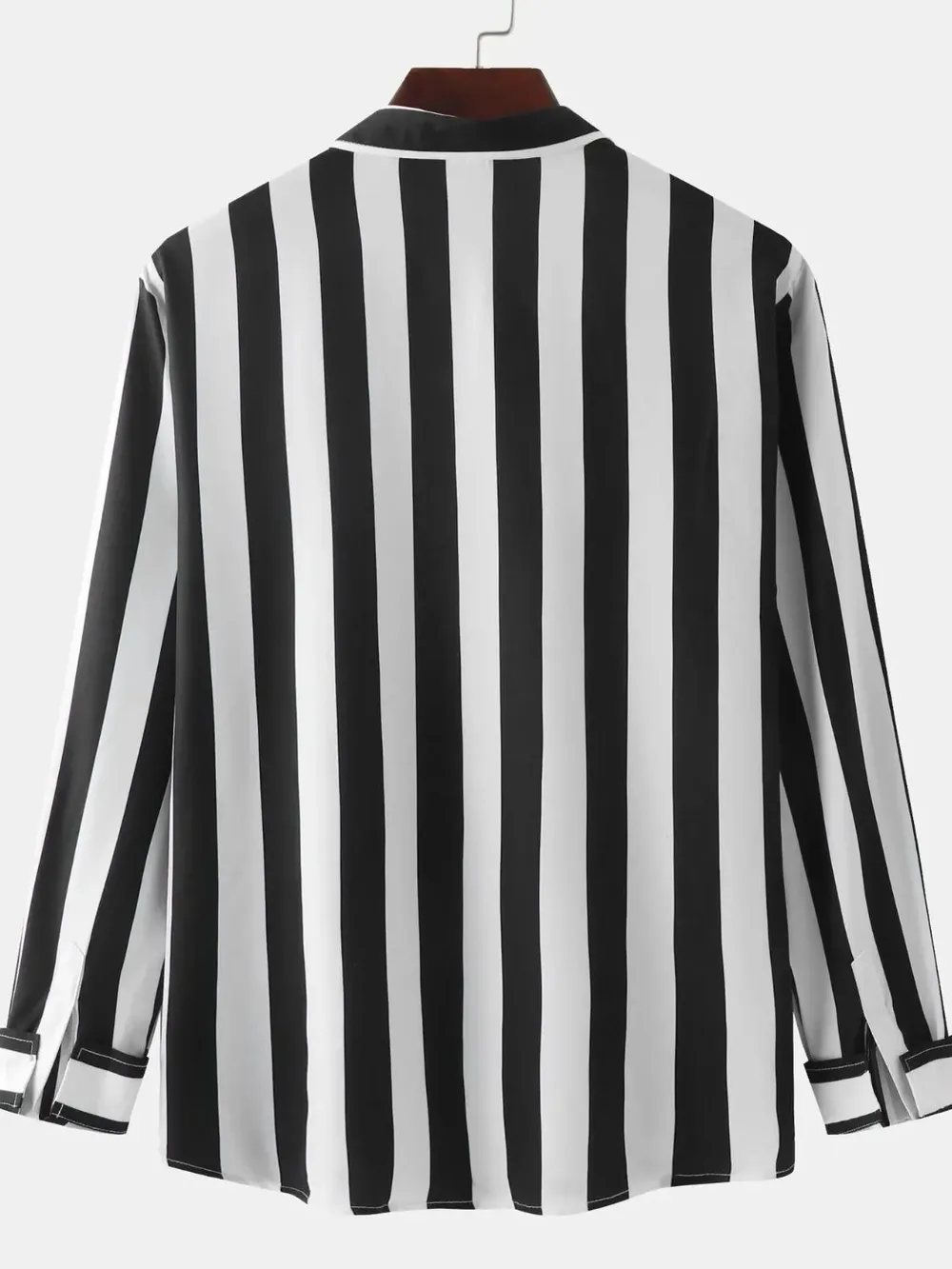 Men's Striped Button Down Shirt, image 2