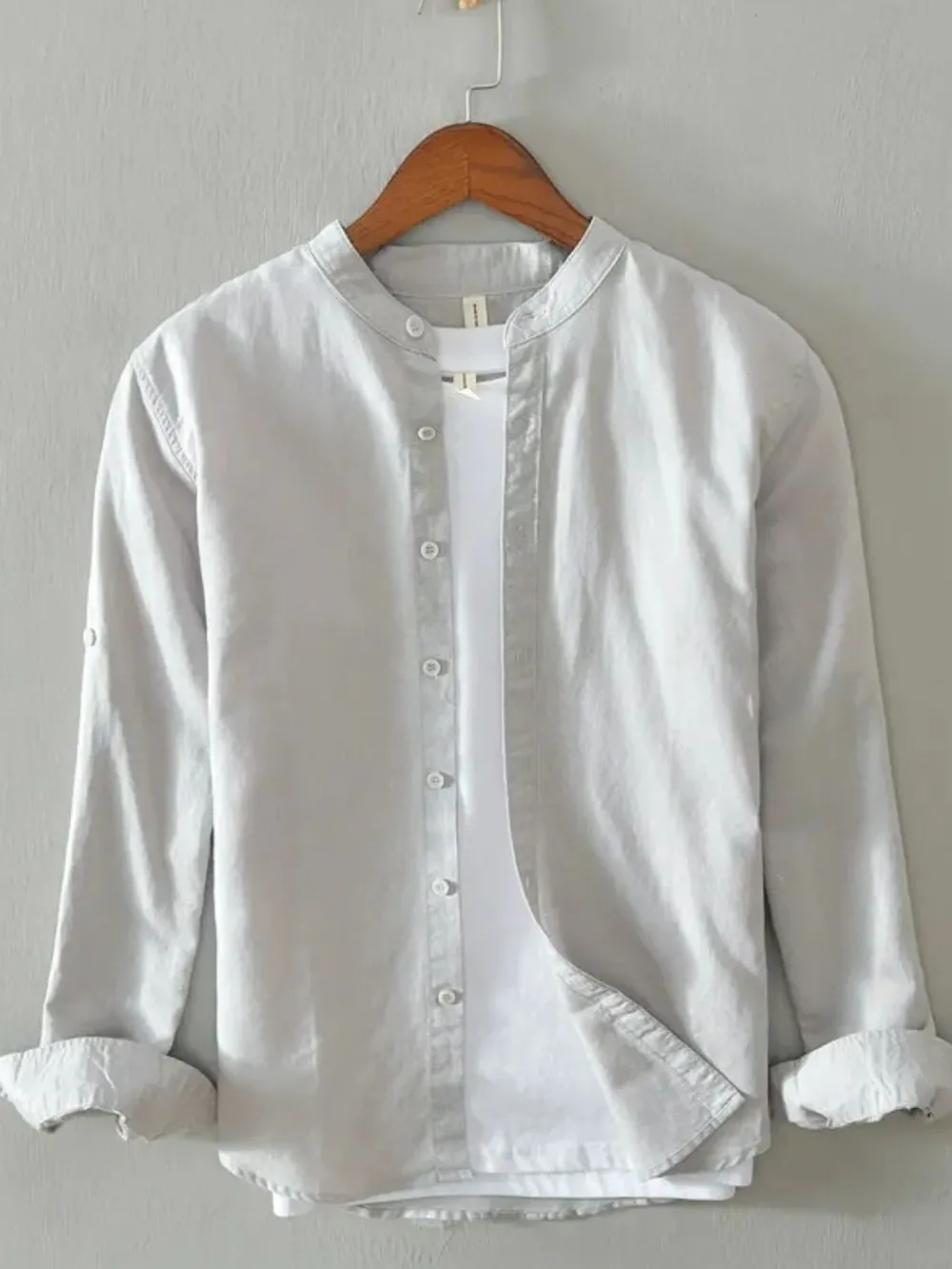 Men's Full Size Button Up Long Sleeve Shirt Plus Size