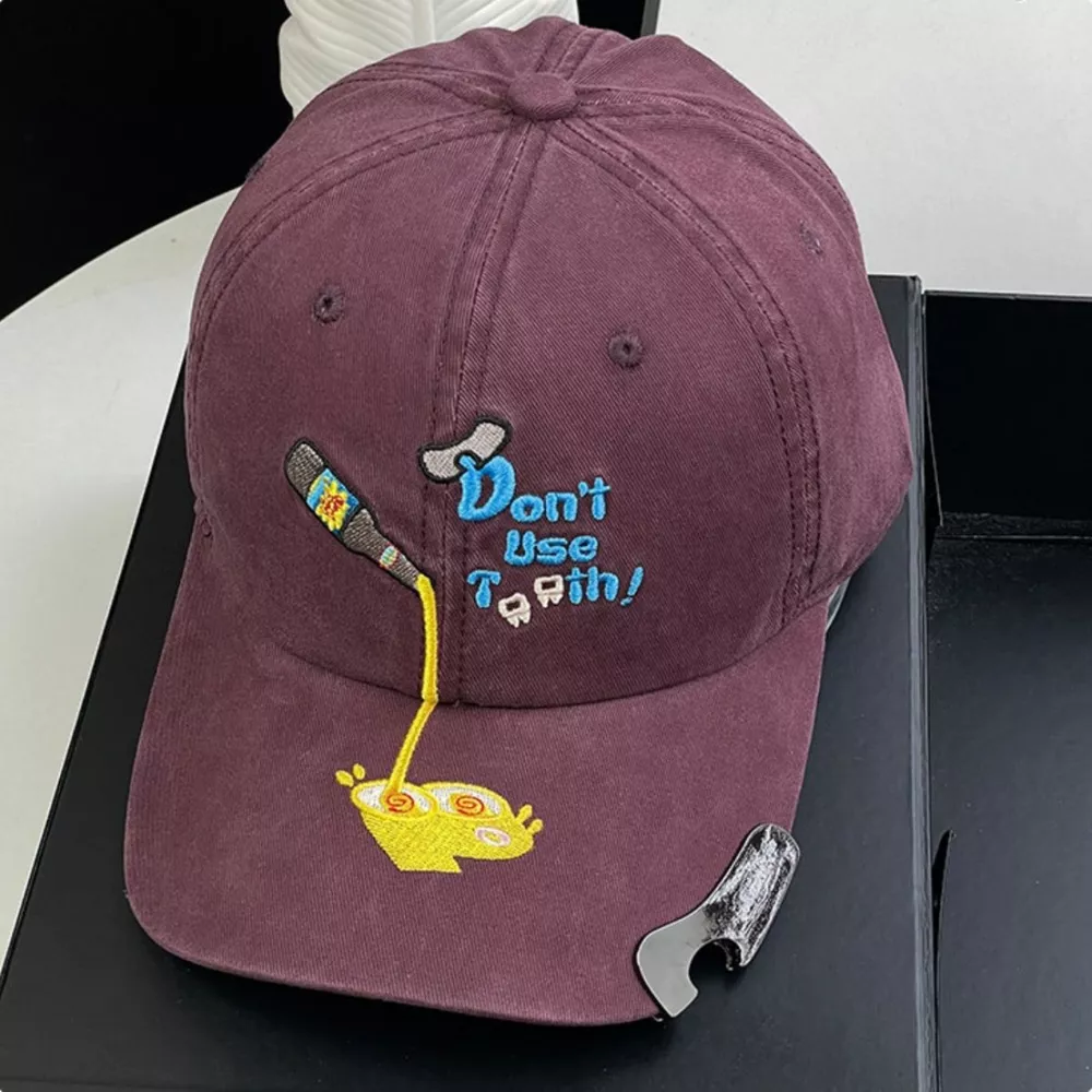 Embroidered Cartoon Baseball Cap, image 7