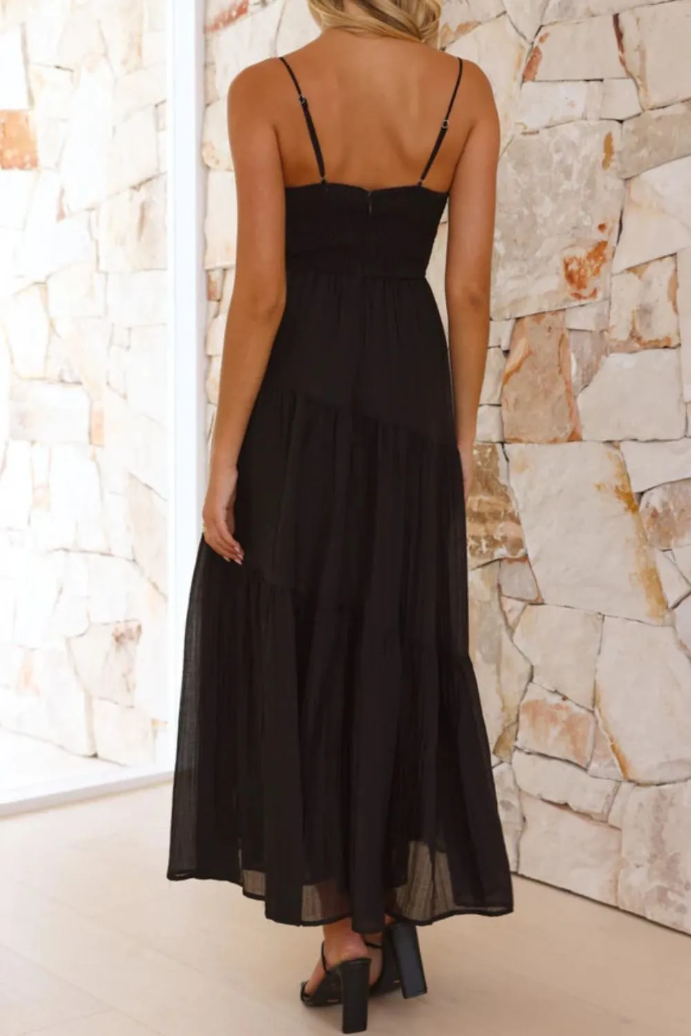 Ruched Smocked Back Cami Dress, image 15