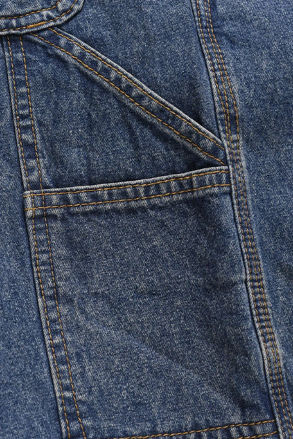 Men's Washed Denim Bermuda Shorts, image 6