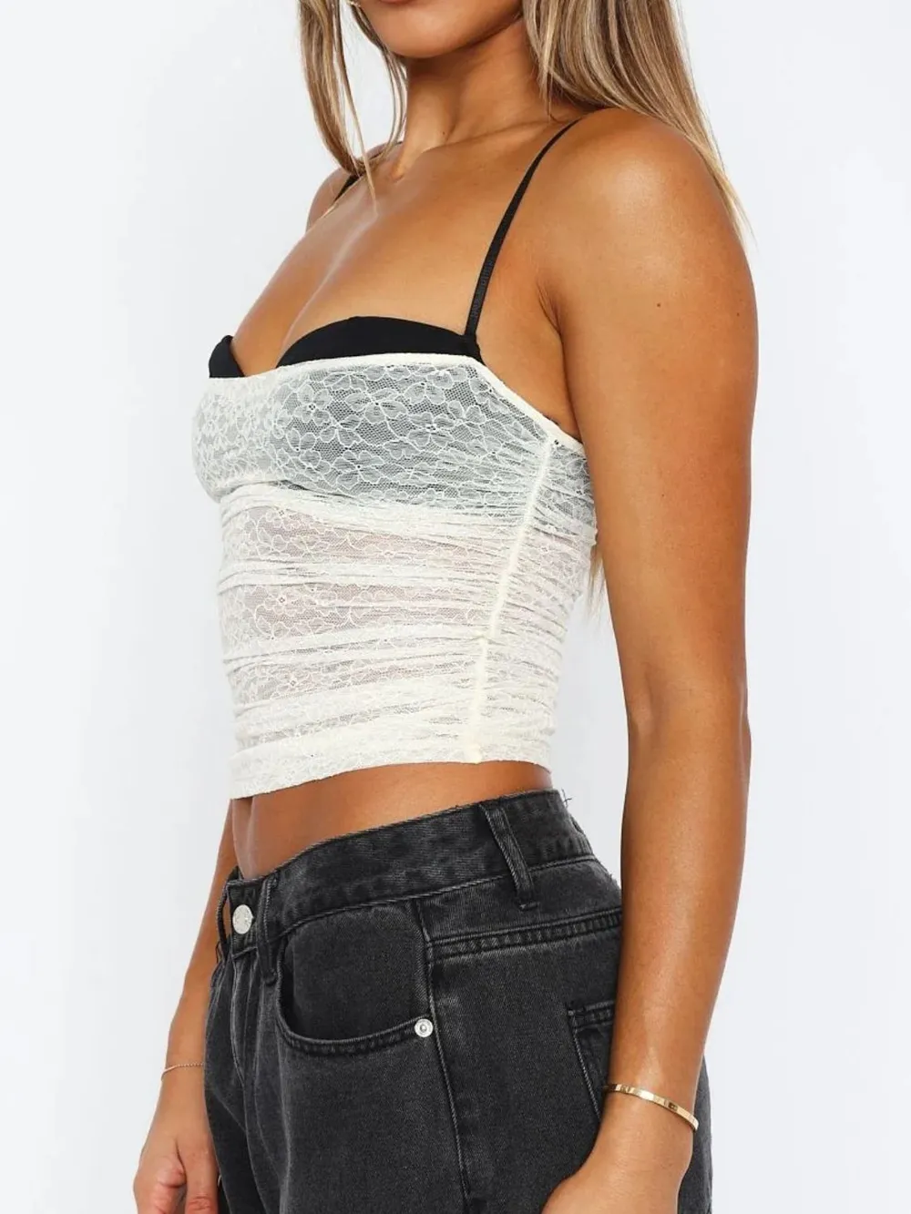 Lace Sweetheart Neck Cami, image 15