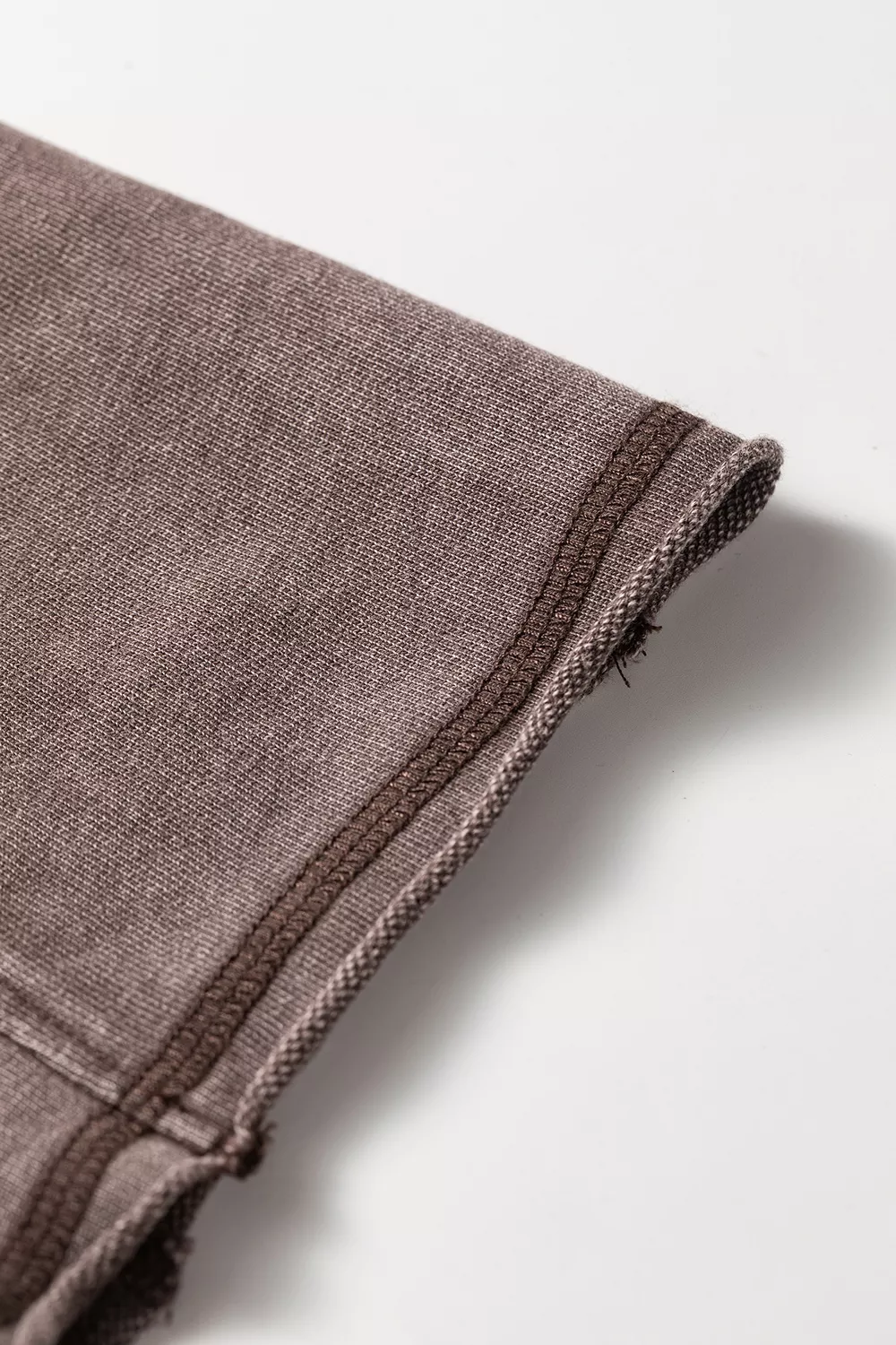 3/4 Sleeve Mineral Wash Loose Cotton Top, image 9