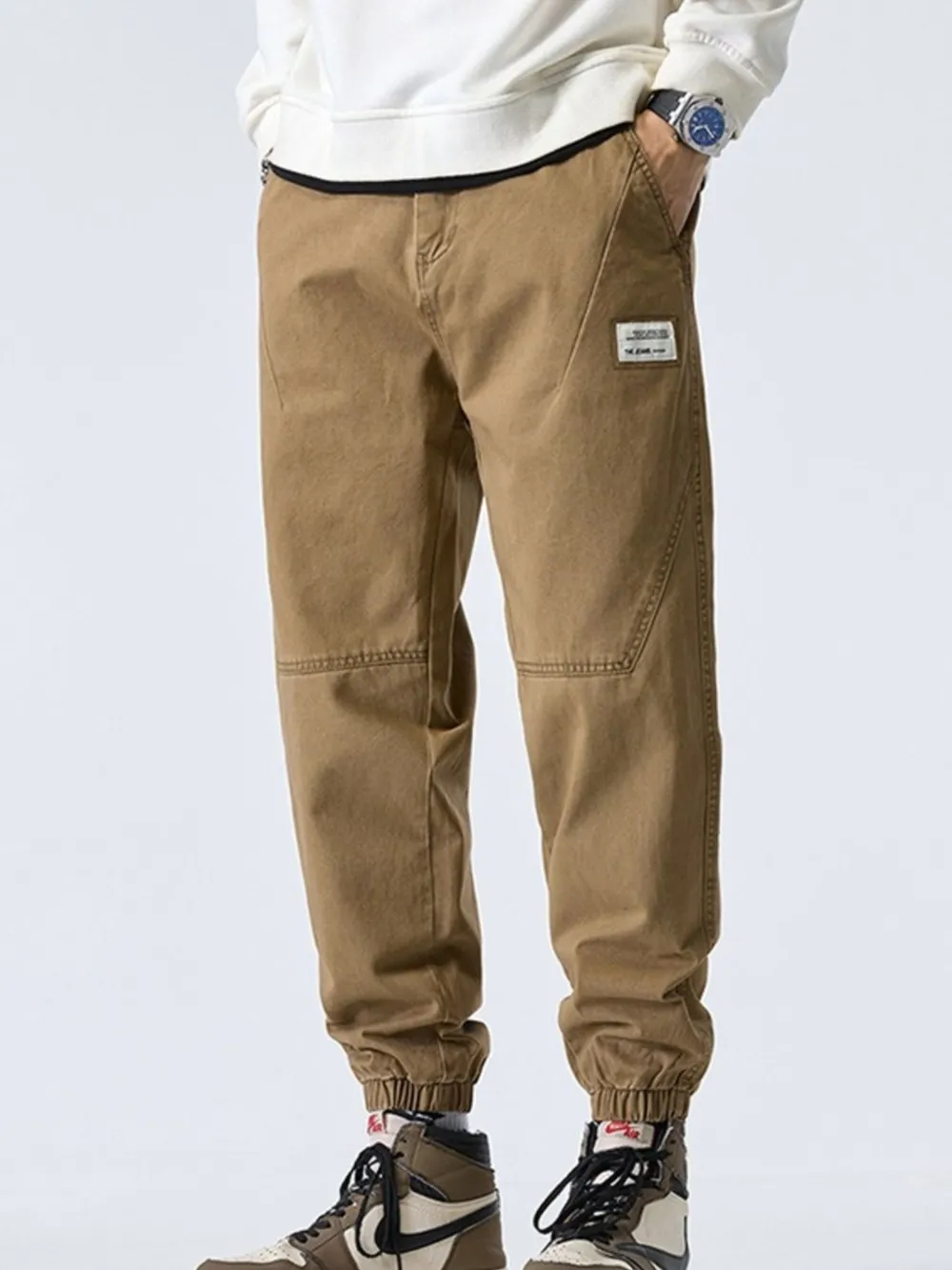 Men's Plus Size Loose Fit Joggers, image 12