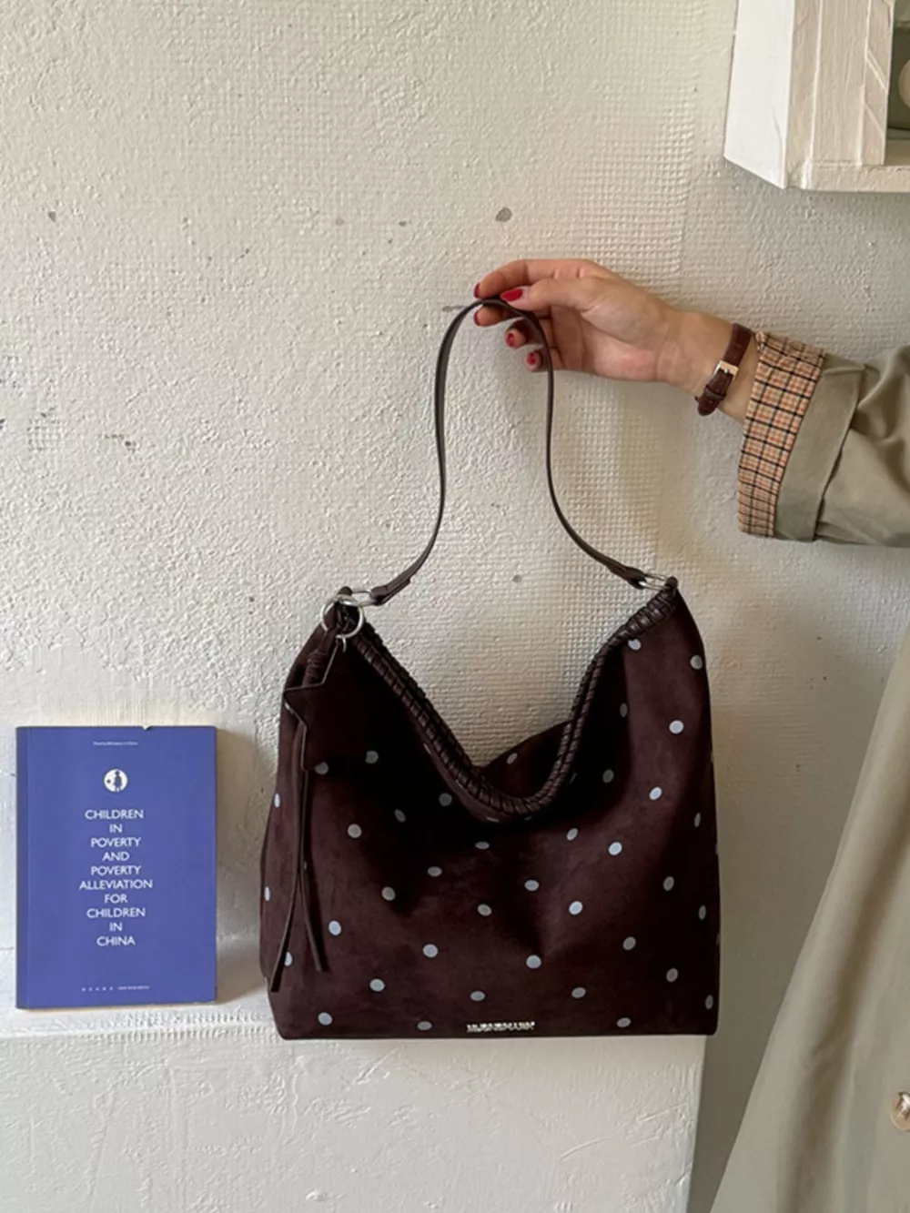 Polka Dot Shoulder Bag, image 8
