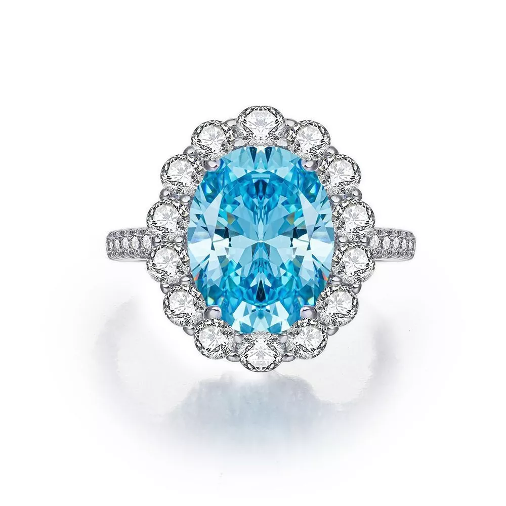 925 Sterling Silver Zircon Ring, image 6