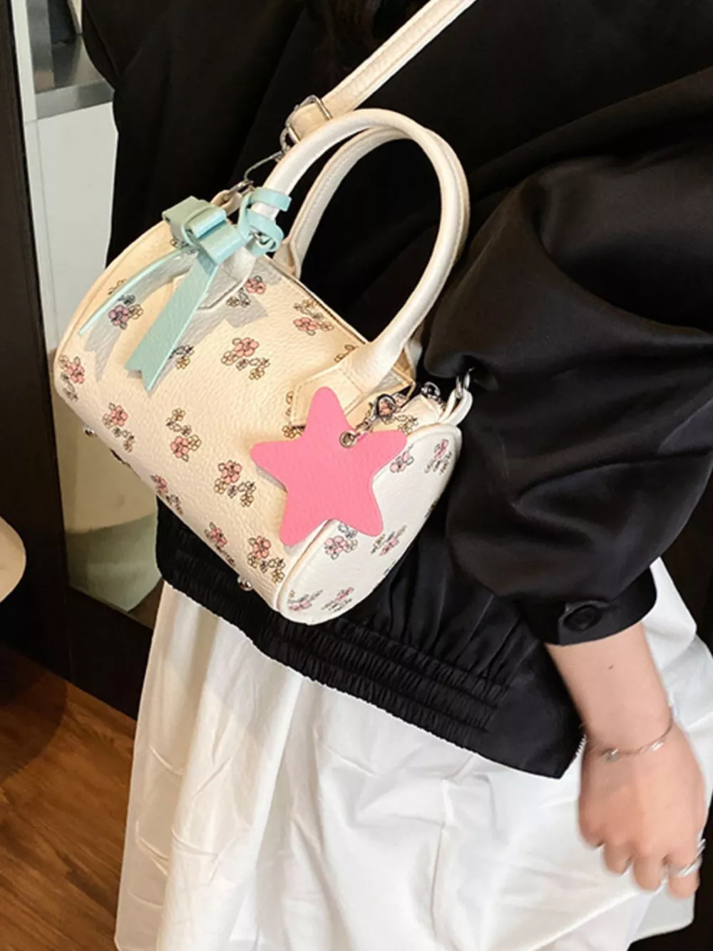 Floral Print Crossbody Bag, image 7