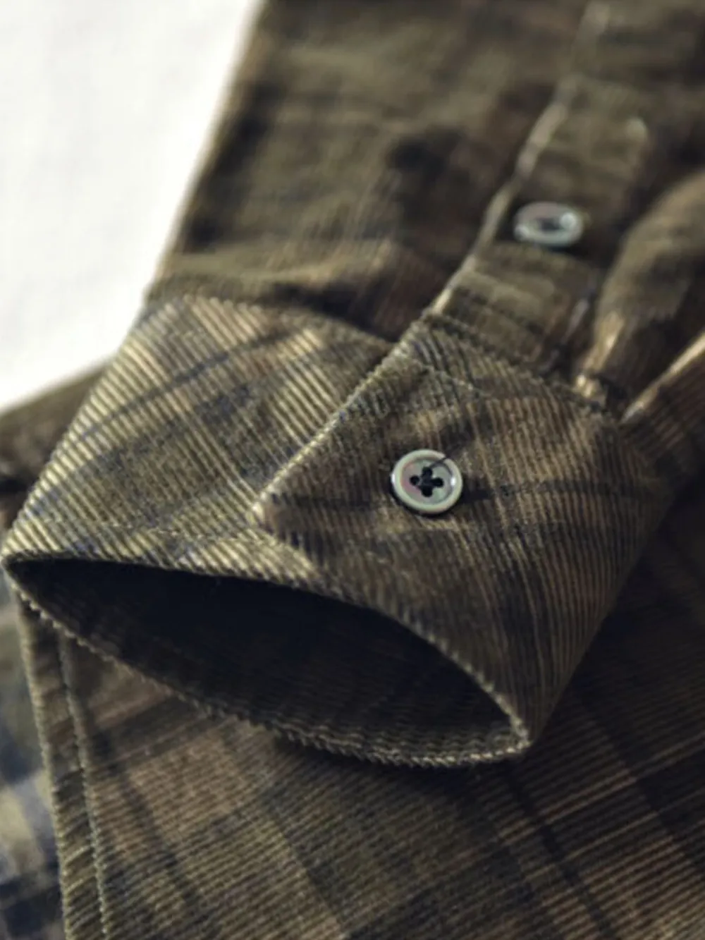 Men's Plus Size Plaid Button Up Long Sleeve Shirt, image 2
