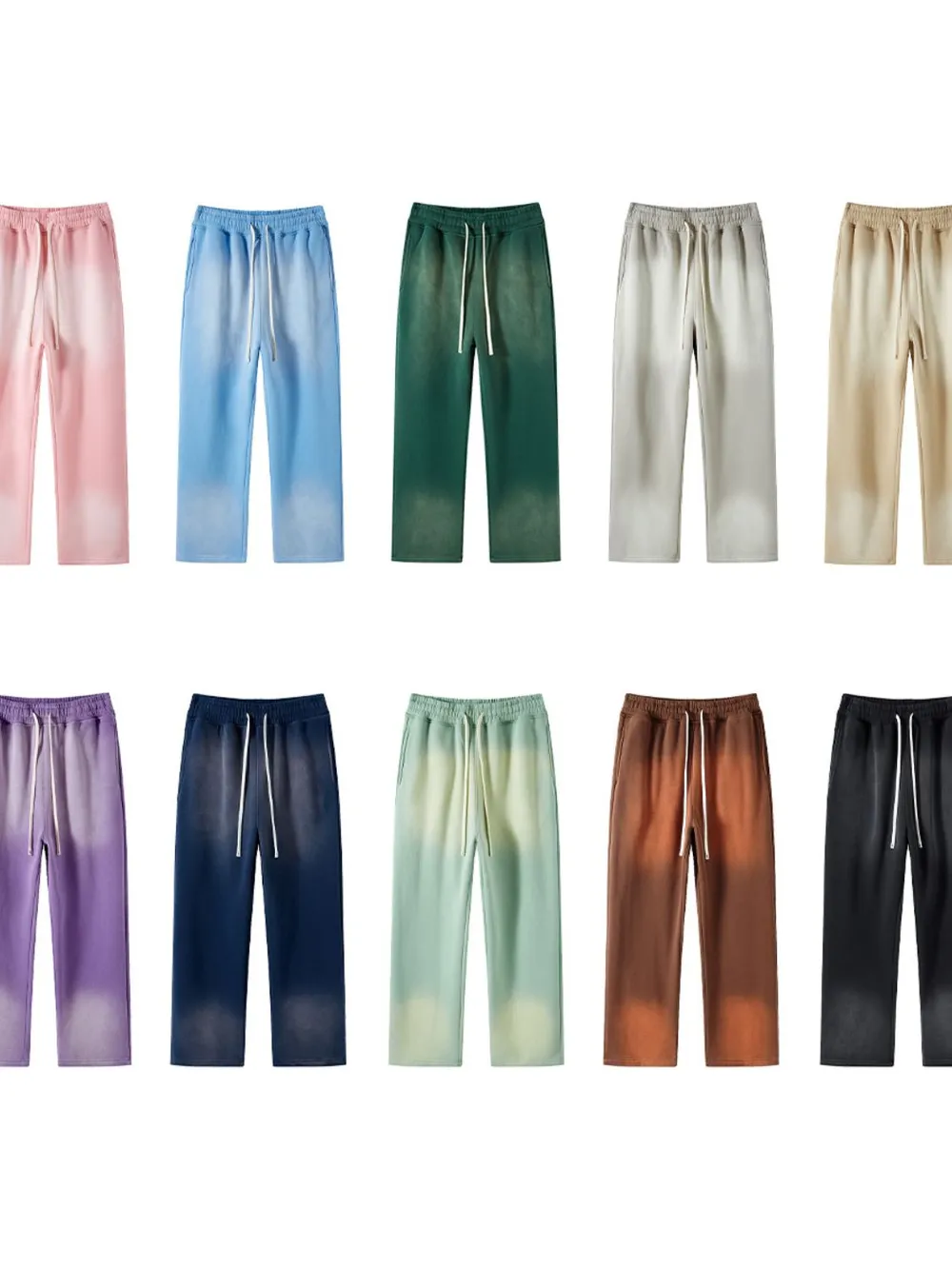 Men's Drawstring Loose Fit Pants, image 4
