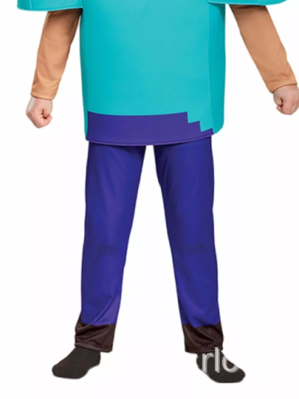 Children's Minecraft Pixelated Print Costume Set, image 9