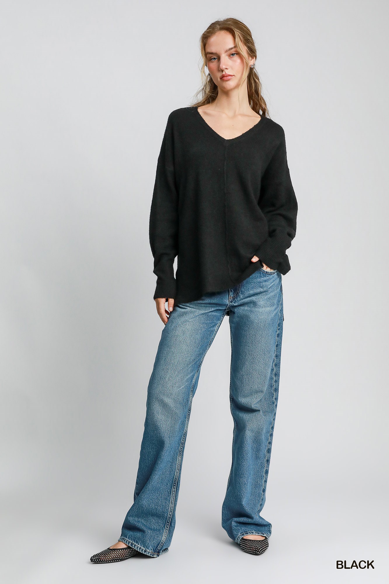 Wool Blended Pullover Sweater, image 4