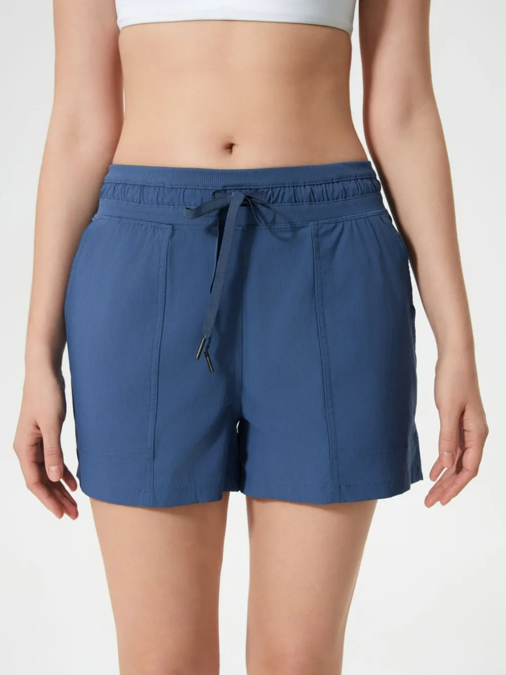Drawstring Active Shorts with Pockets, image 12