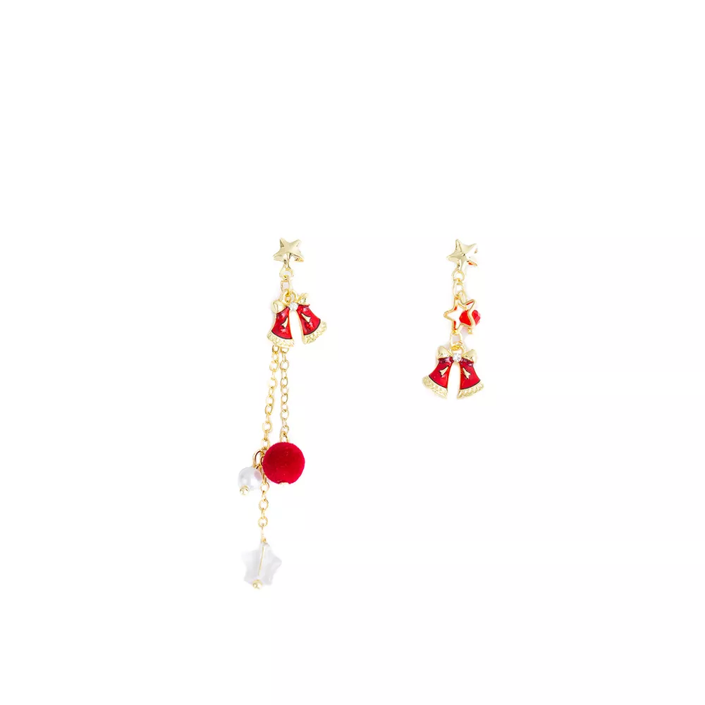 18K Gold-Plated Christmas Bell Earrings, image 5