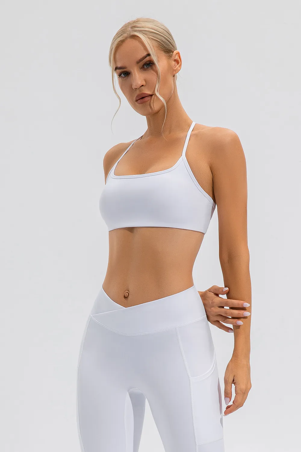 Crisscross Spaghetti Strap Active Cami, image 11