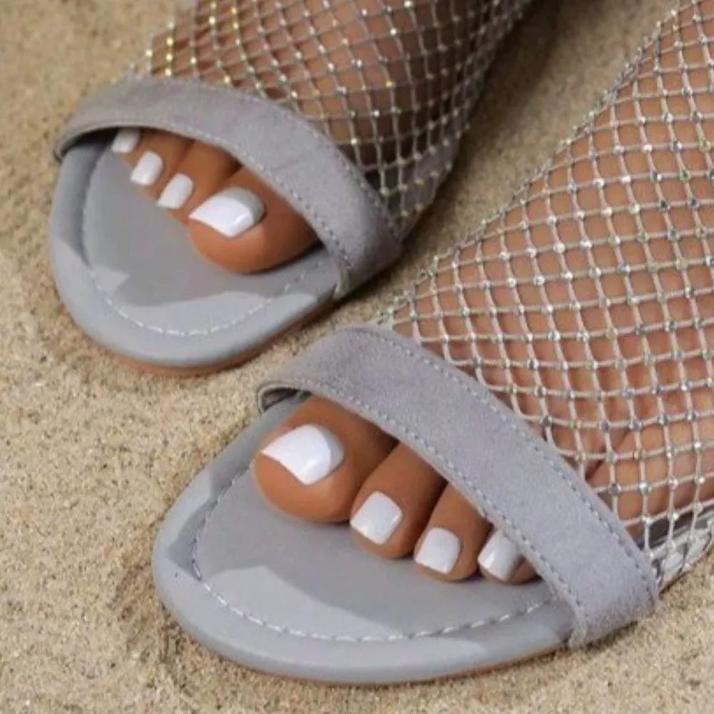 Open Toe Flats Sandals, image 9
