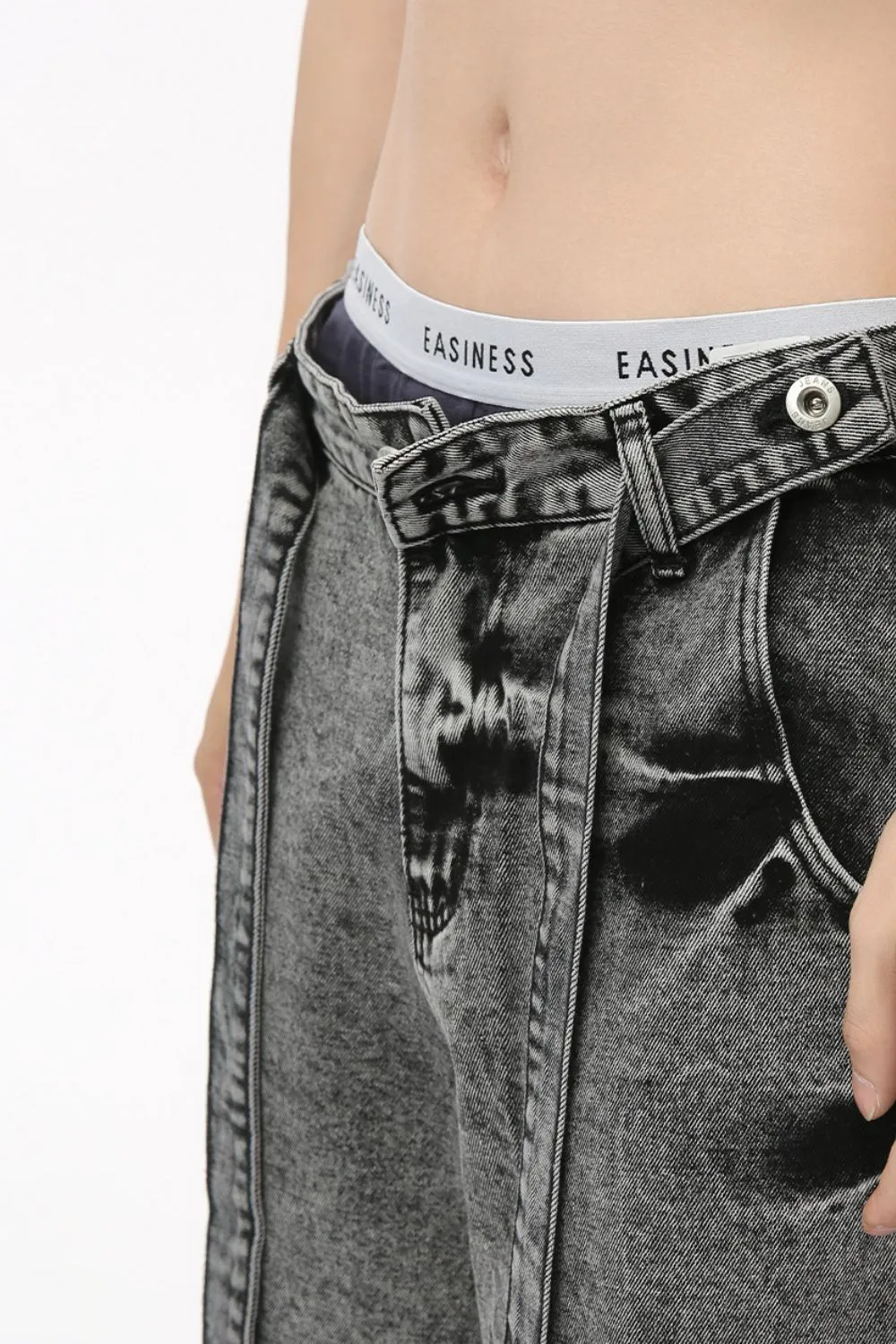 Wide Leg Jeans with Pockets, image 4