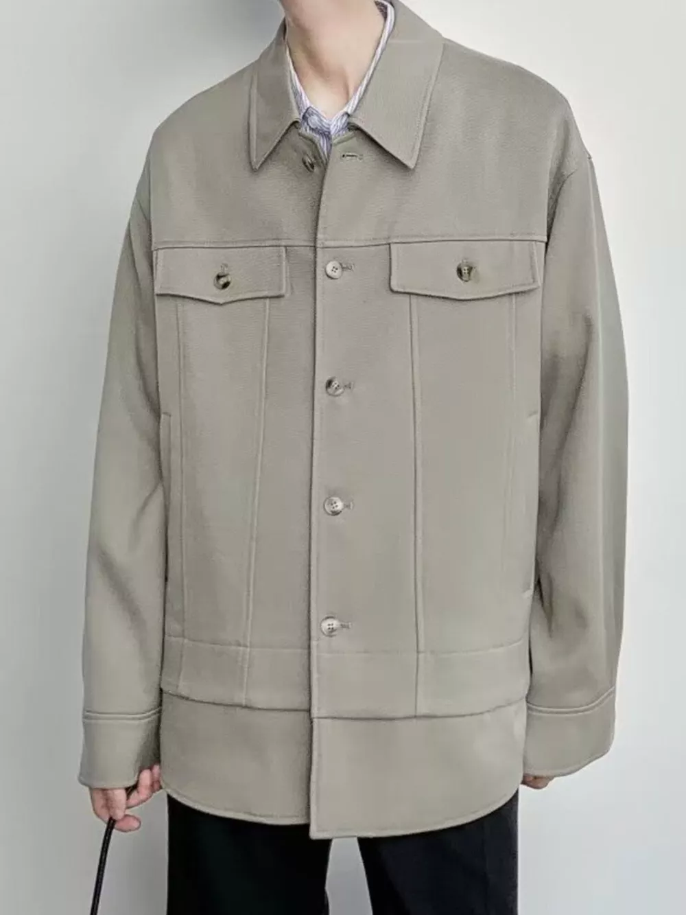 Men's Casual Button-Down Jacket, image 10