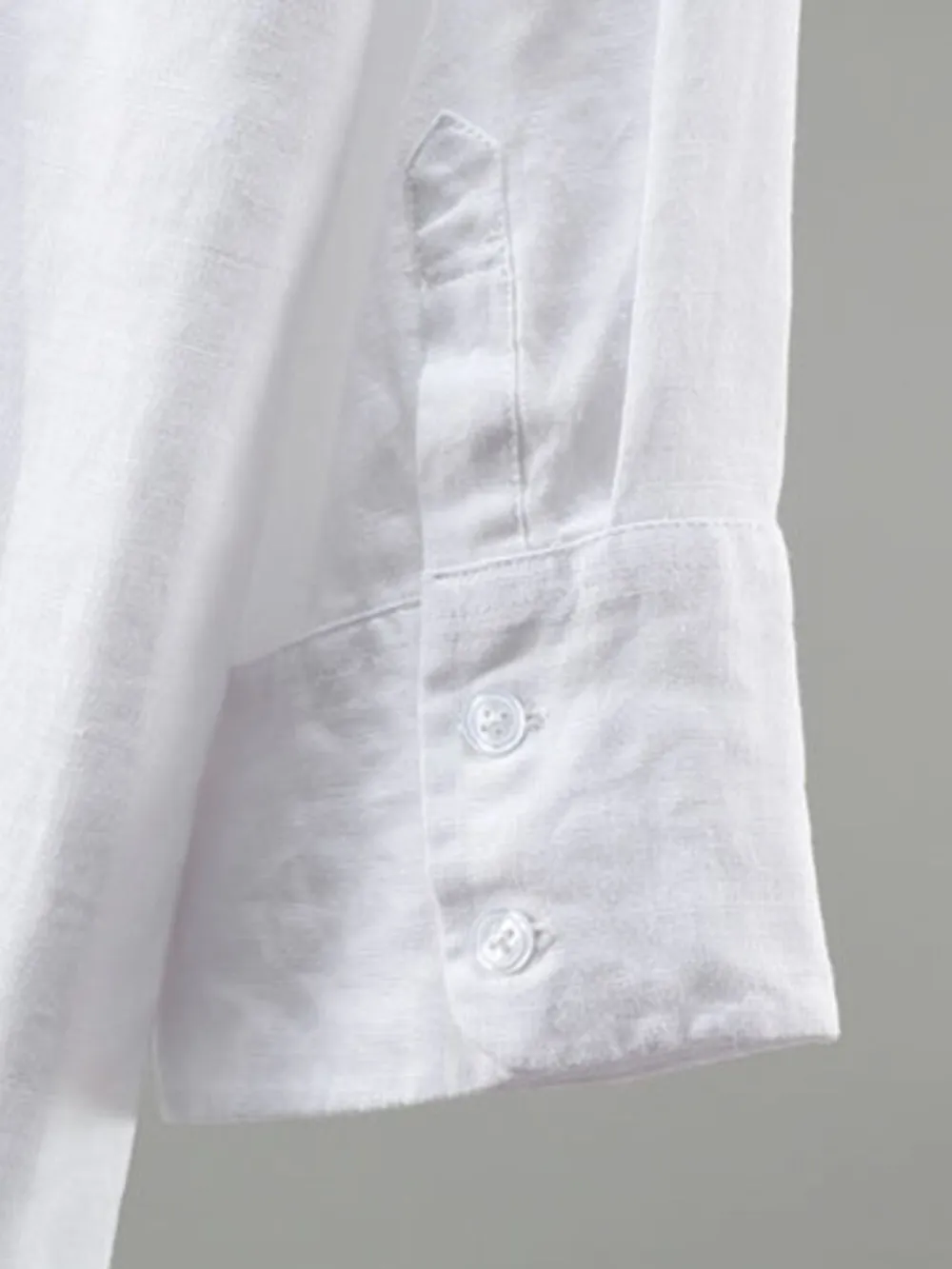 Men's Plus Size Button Up Long Sleeve Shirt, image 4