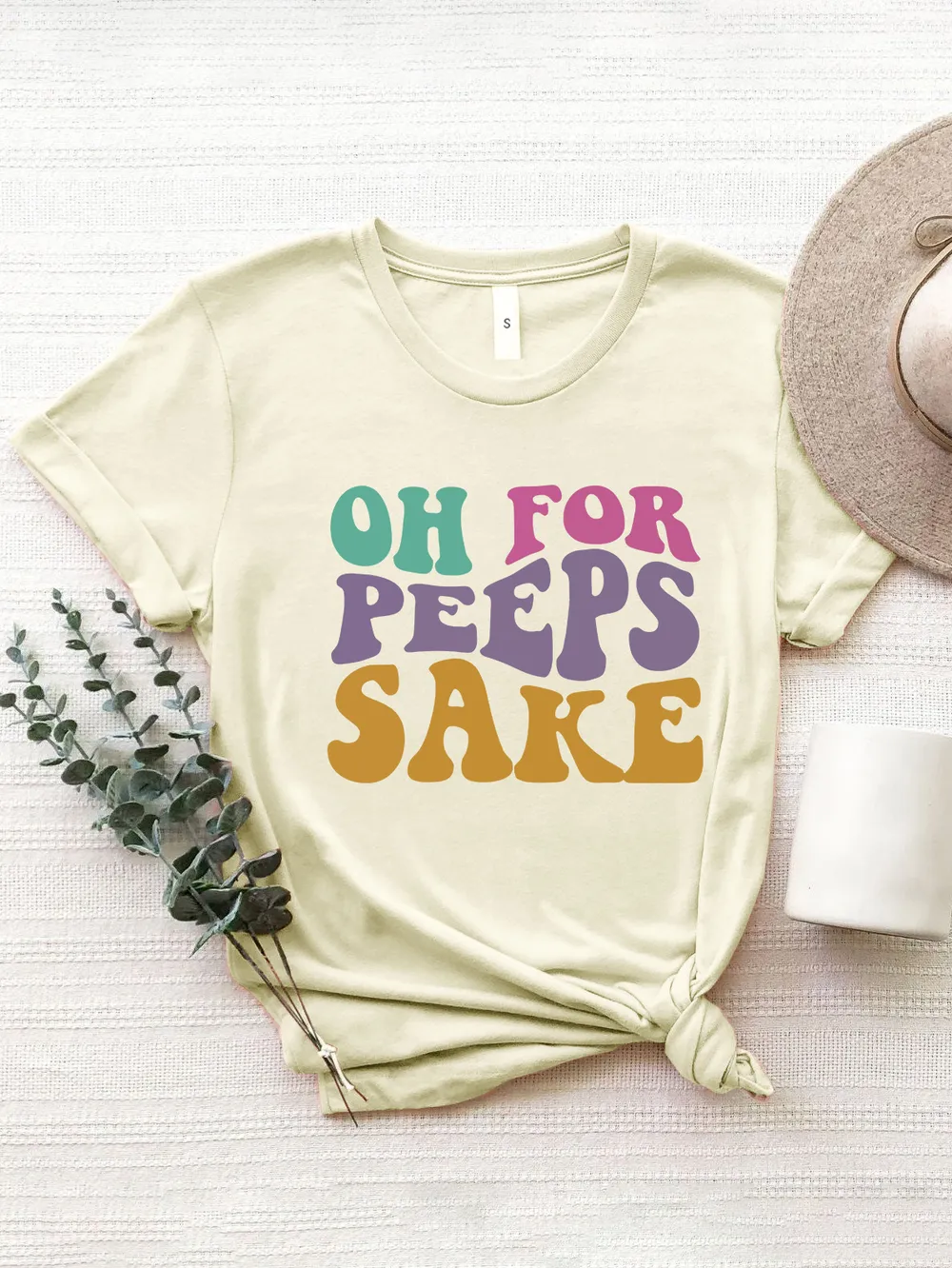 OH FOR PEEPS SAKE Round Neck T-Shirt, image 19