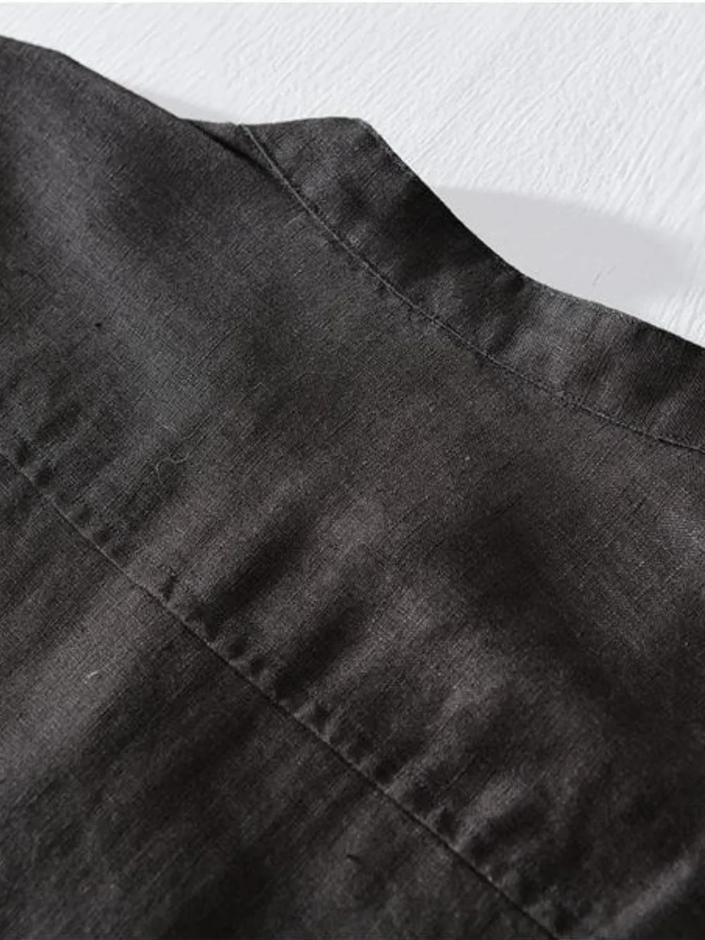 Men's Plus Size Button Detail Short Sleeve Top, image 4