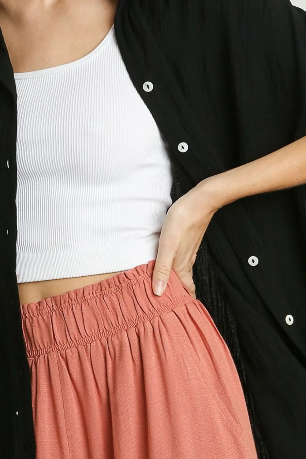 Full Size Textured Button Down Short Sleeve Shirt Plus Size, image 2