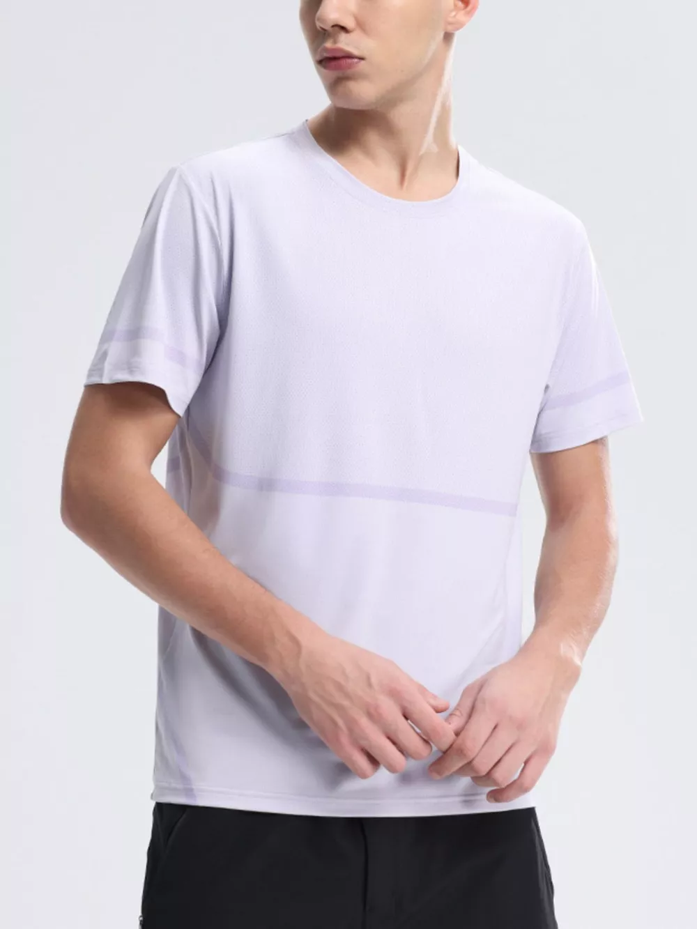 Men's Plus Size Round Neck Short Sleeve T-Shirt, image 5