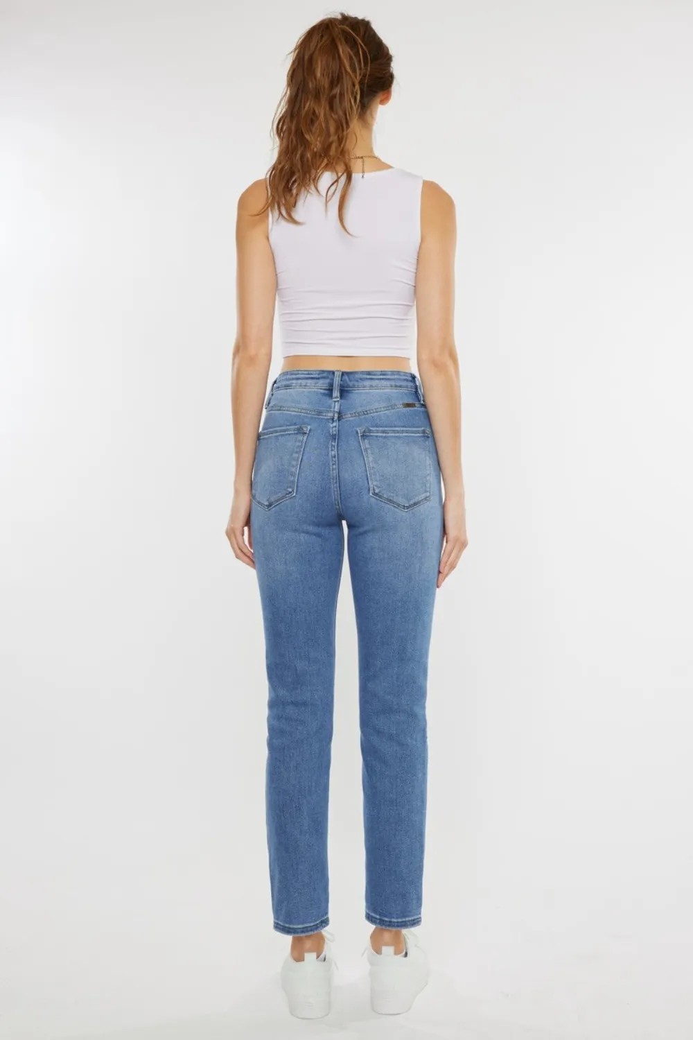 Full Size Cat's Whiskers High Waist Jeans, image 9