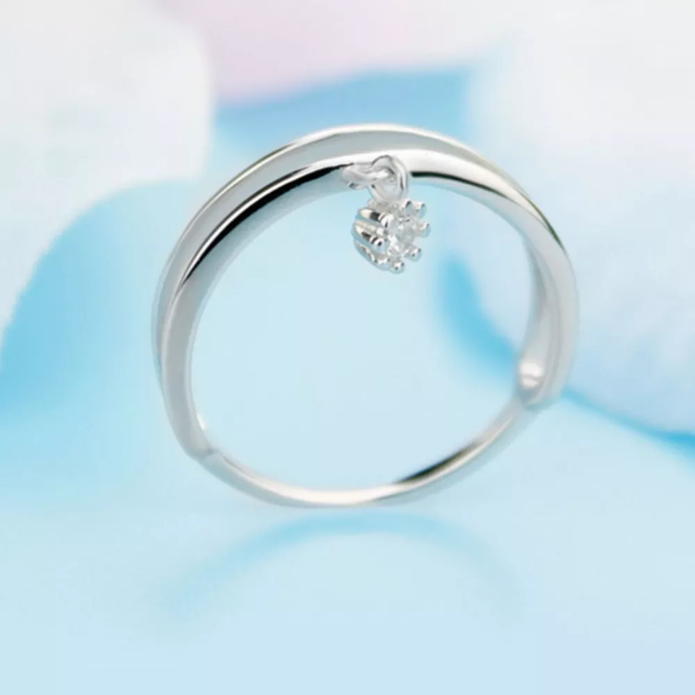 925 Sterling Silver Double Layered Ring, image 4