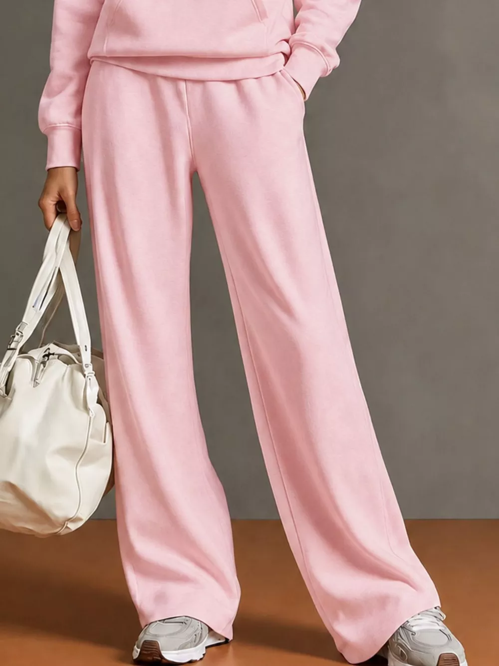 Kangaroo Pocket Hoodie and Pants Set, image 4