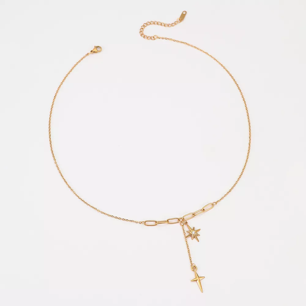 18K Gold-Plated Cross Necklace, image 5