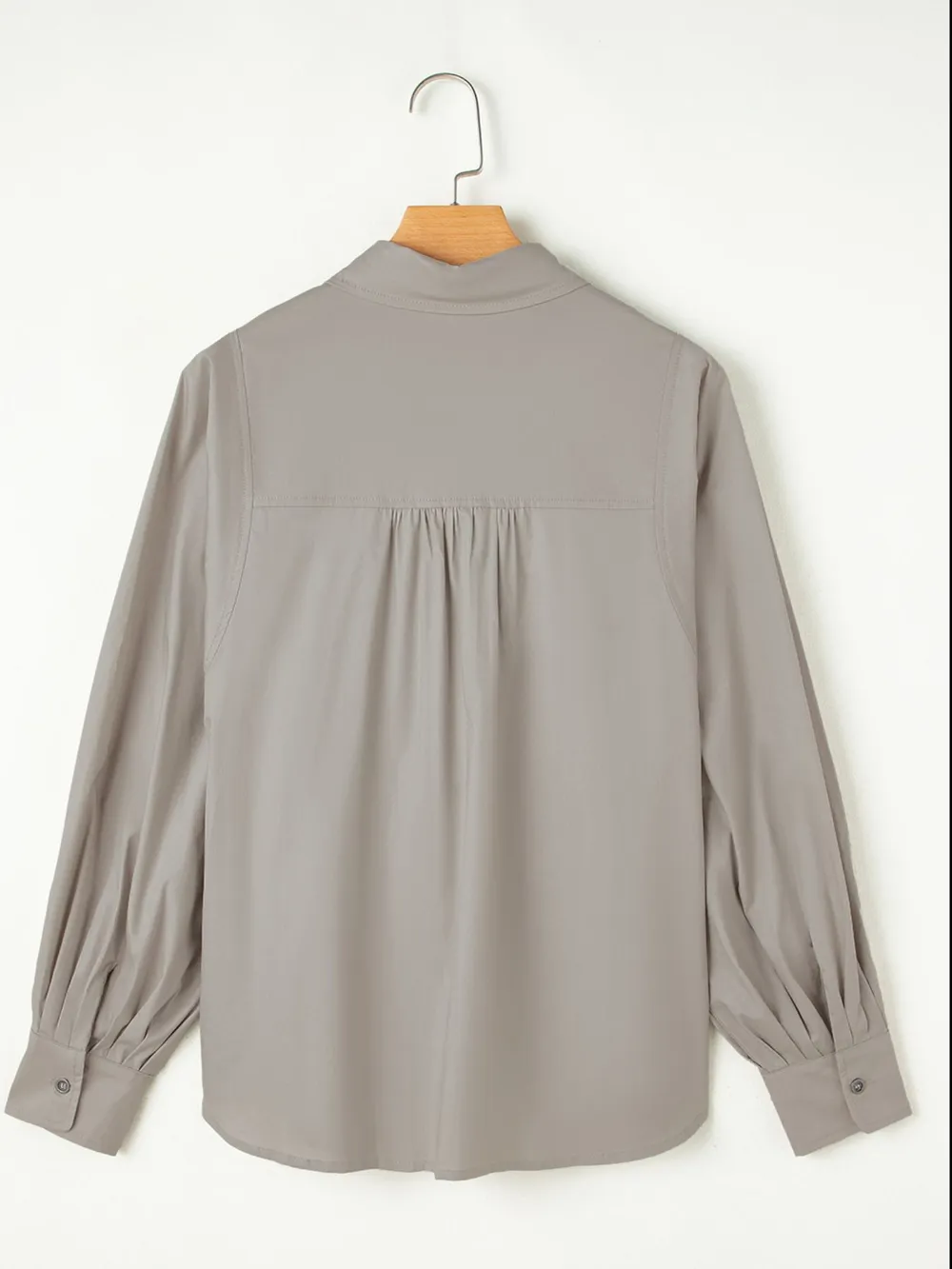 Button Up Lantern Sleeve Shirt, image 6