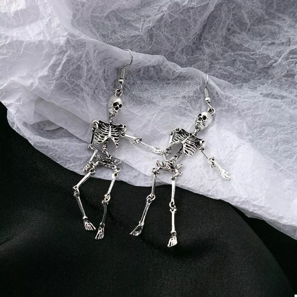 Halloween Skeleton Dangle Earrings, image 3