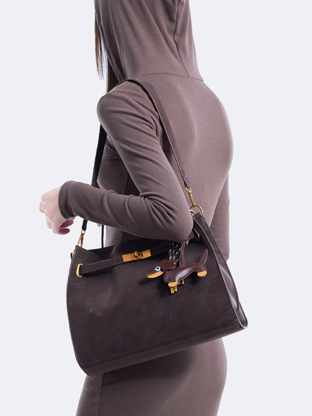 Decorative Buckle Crossbody Bag, image 3