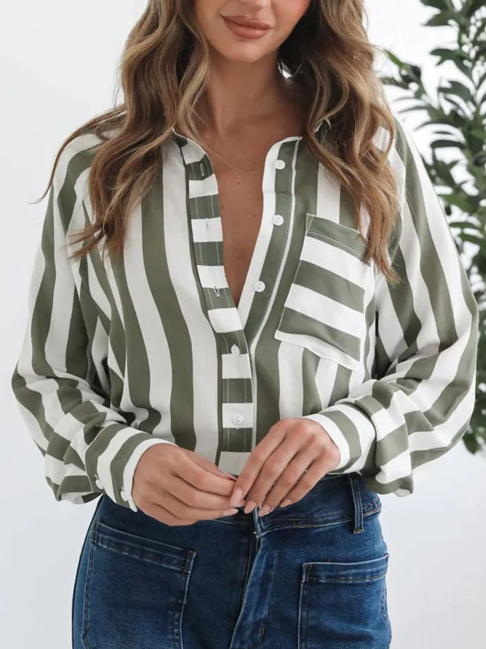 Striped Button-Down Shirt, image 7