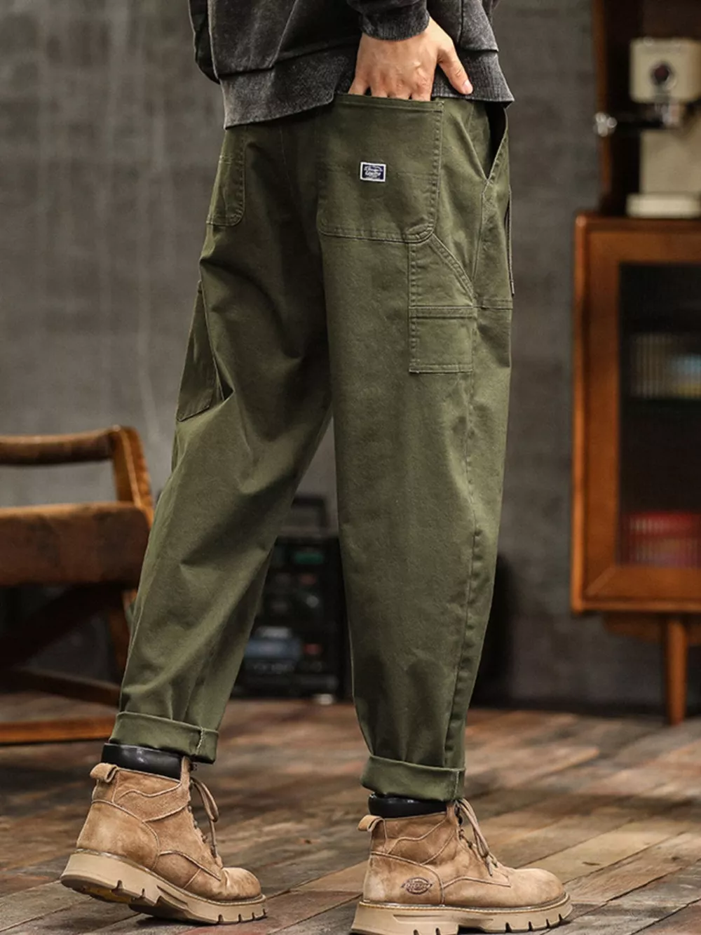 Men's Wide Leg Pants, image 2