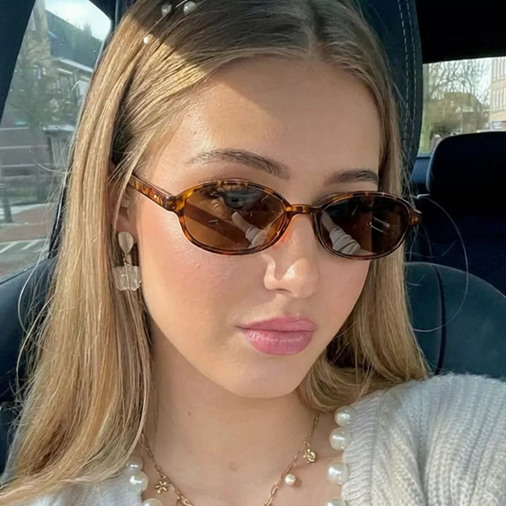 UV Protection Oval Sunglasses, image 2