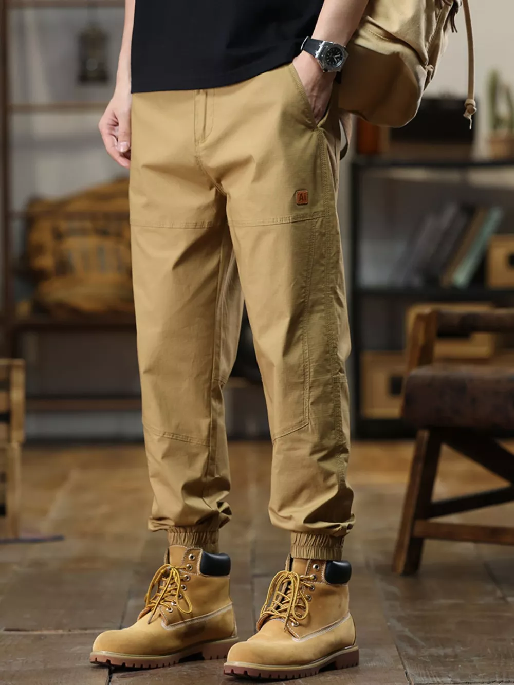 Men's Full Size Wide Leg Pants Plus Size, image 10