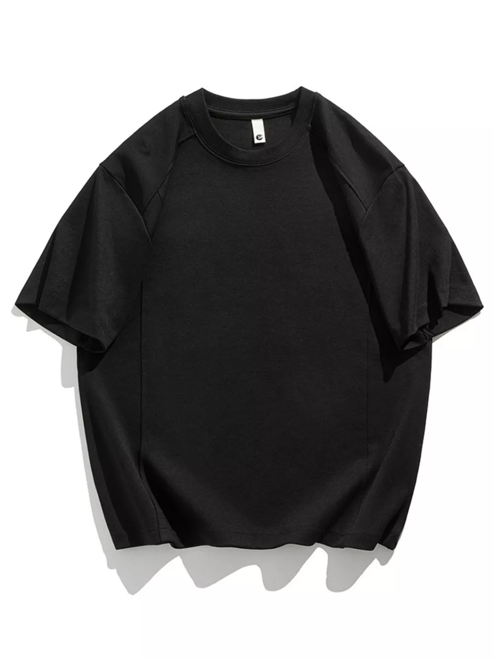 Men's Plus Size Oversized Solid Color Casual T-Shirt, image 8