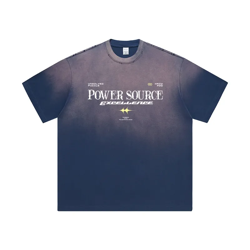 Men's Letter Graphic Round Neck Short Sleeve T-Shirt, image 5