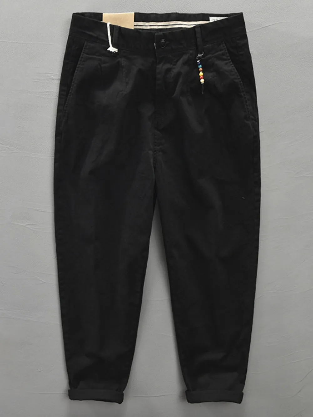 Men's Relaxed Fit Pants with Pockets, image 7