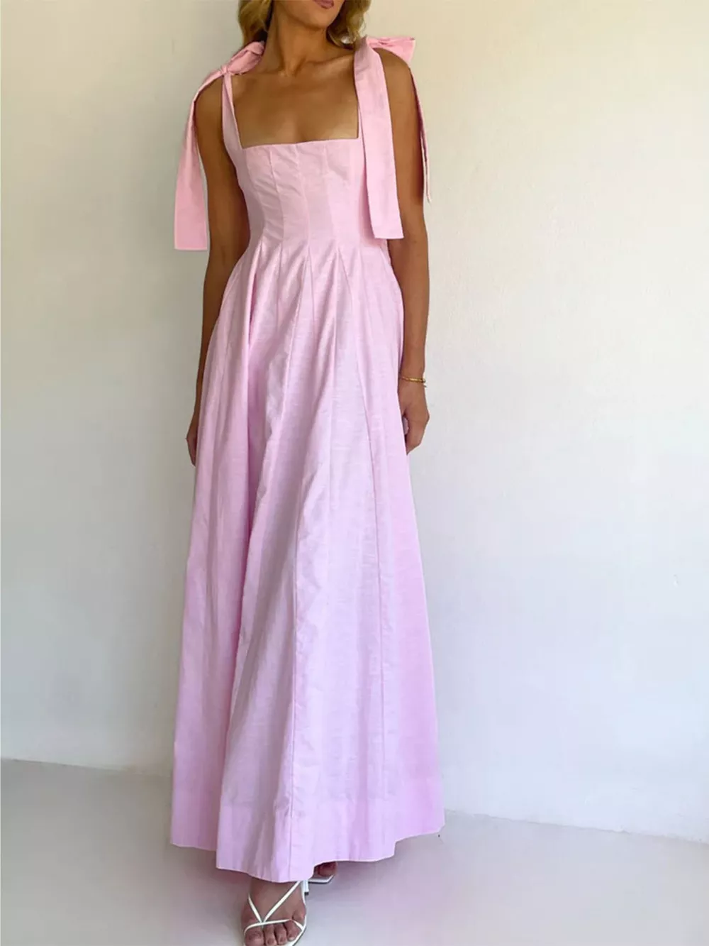 Gradient Tie Shoulder Maxi Dress, image 14