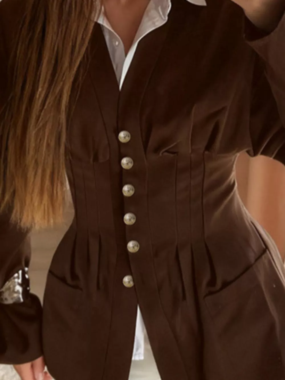 Button Down Long Sleeve Outerwear, image 2