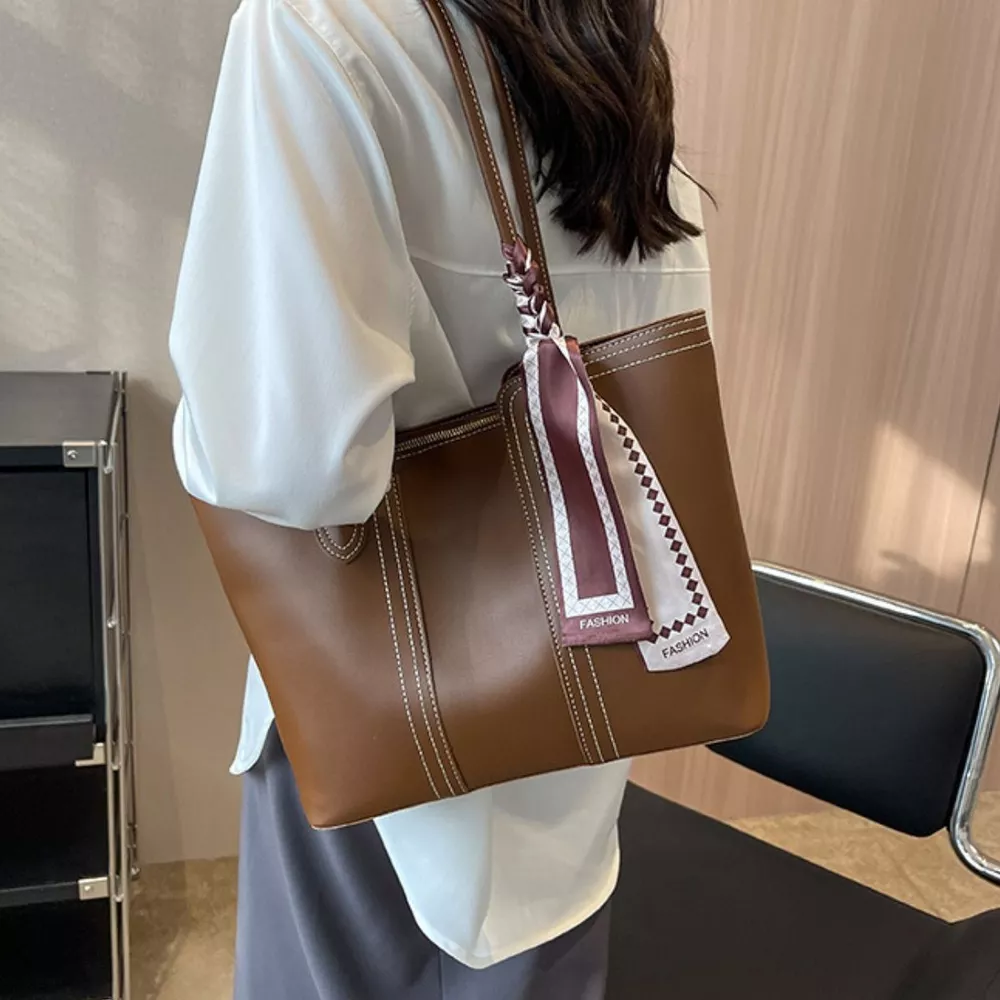 PU Leather Tote Bag, image 2