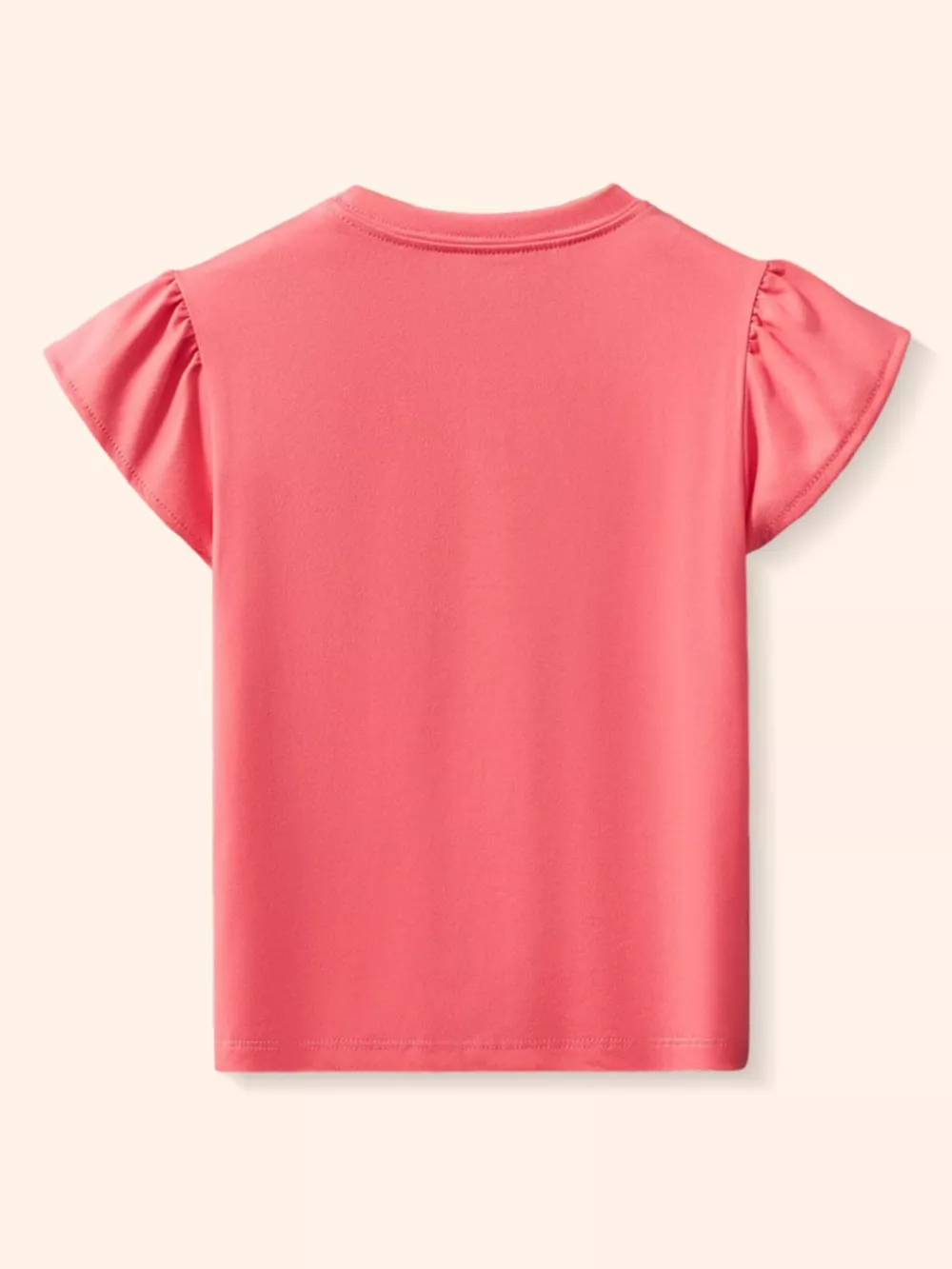 Children's Cartoon Horse Graphic Ruffle Sleeve T-Shirt, image 5