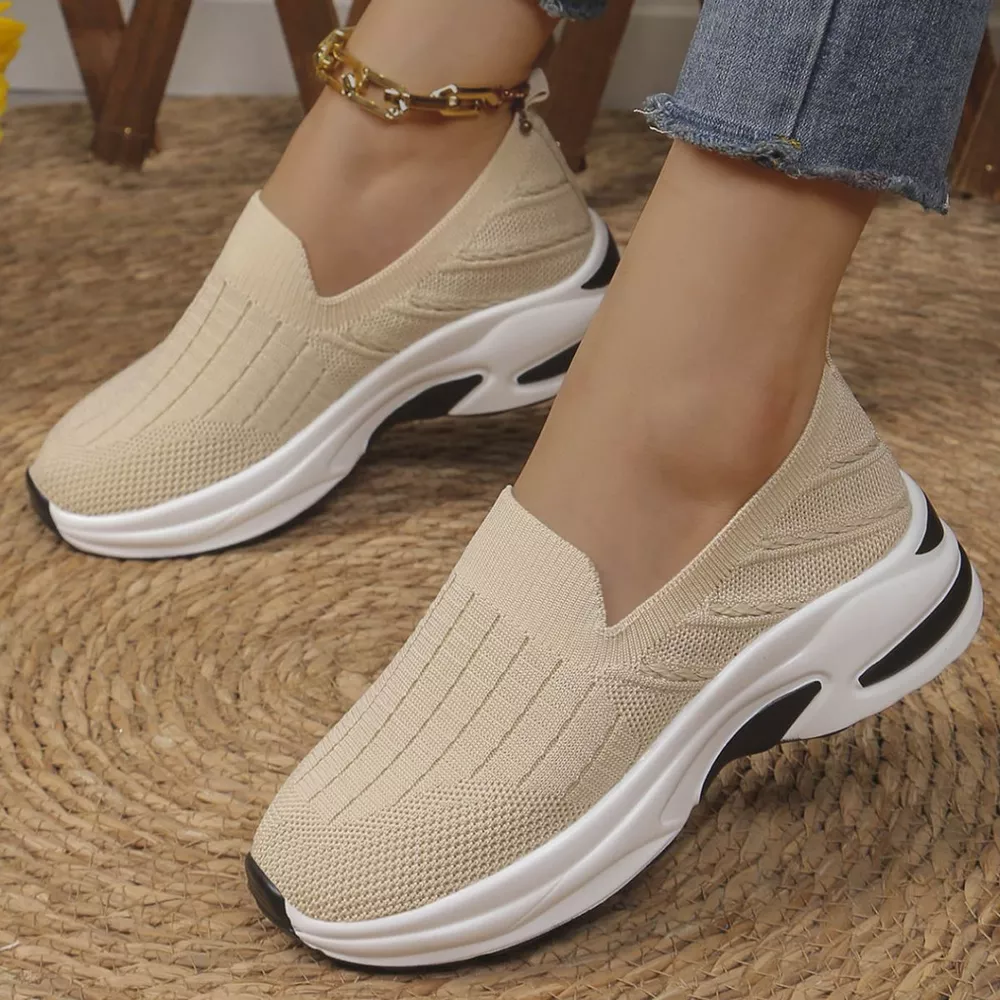 Round Toe Mesh Slip-Ons, image 10