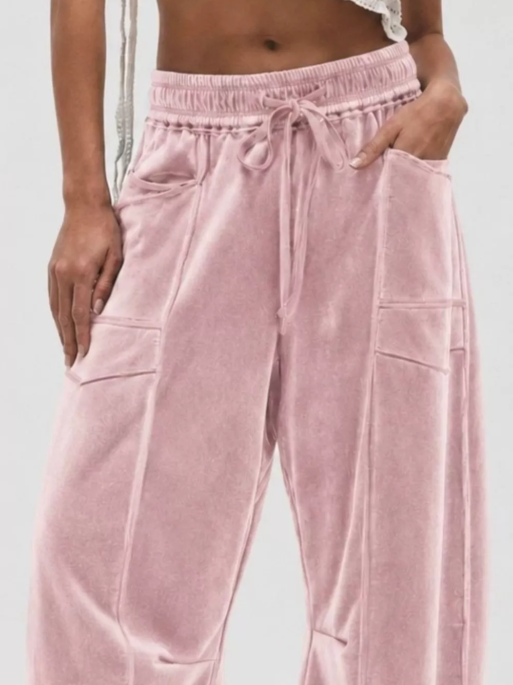 Velvet Wide-Leg Pants, image 7