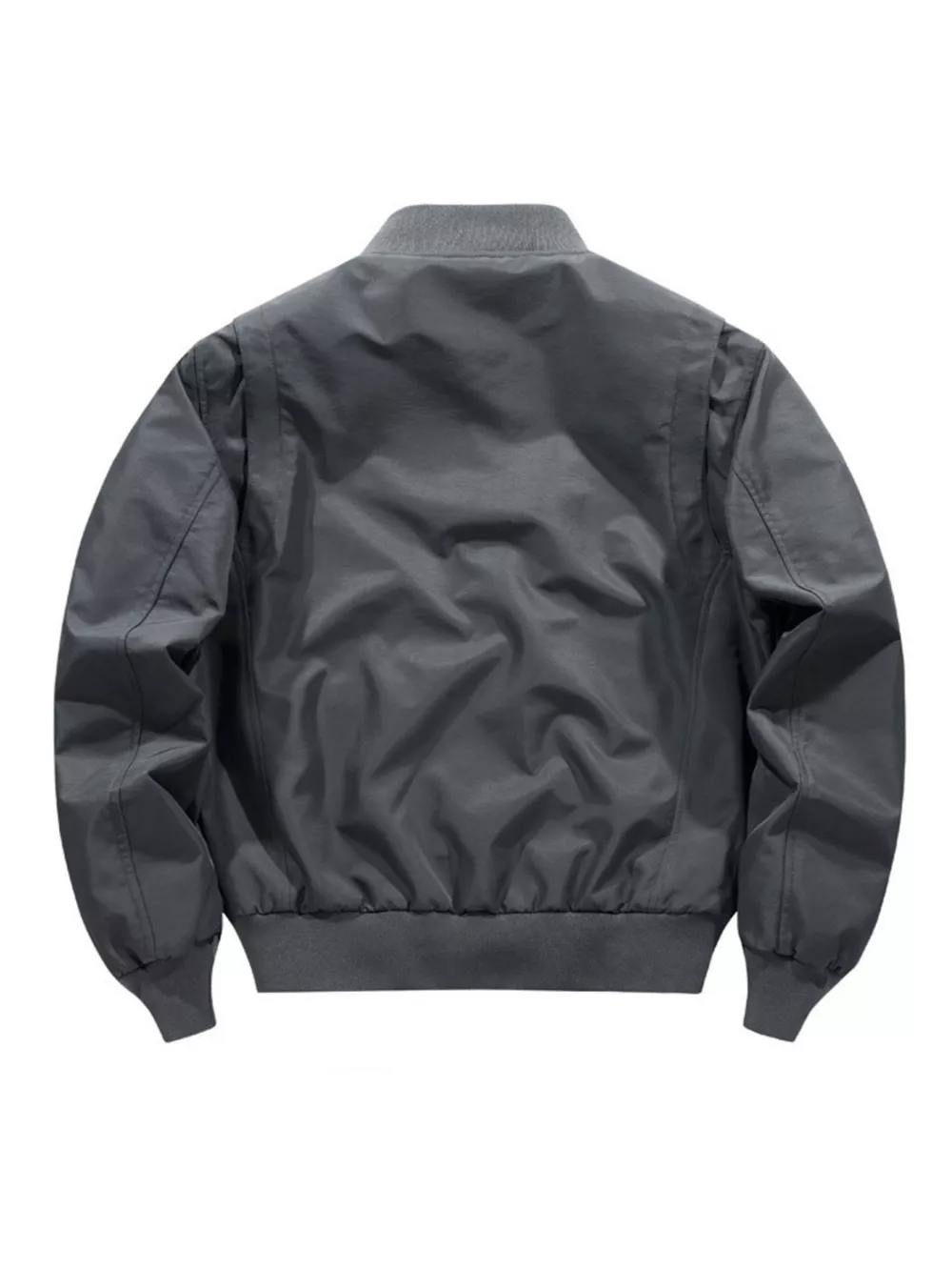 Men's Plus Size Zip Up Long Sleeve Jacket, image 4