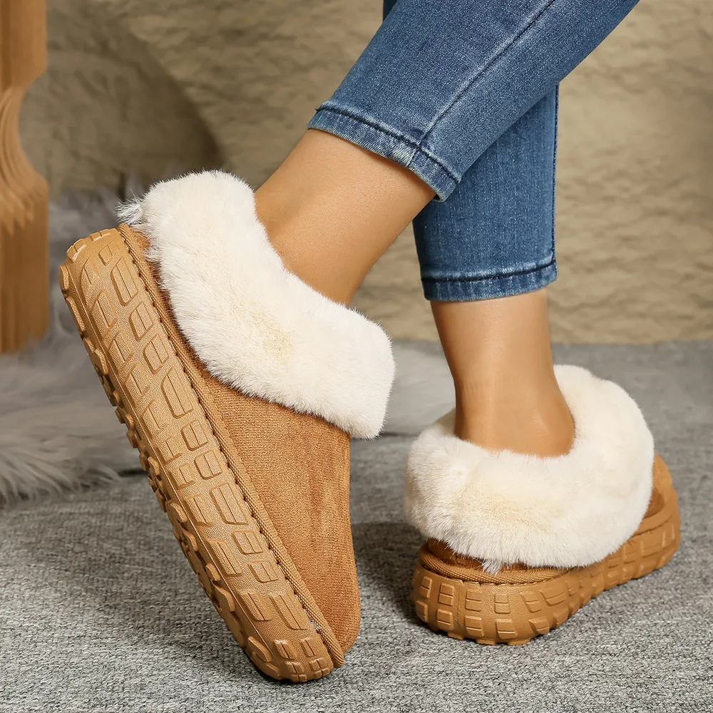 Suede Sherpa-Lined Winter Boots, image 3